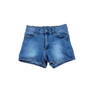 Cheap Monday Womens Blue Denim Shorts Medium Wash Mid Rise Size 27 Casual Indie